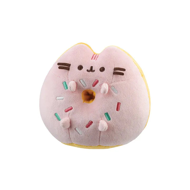 Pusheen – Pliušinė spurgos formos pagalvėlė, 14 cm (rožinė)