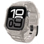 Spigen Rugged Armor Pro V2 – dirželis su dėklu Apple Watch 10/11 42mm (Dune Beige)