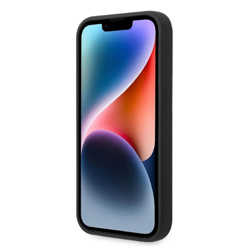Karl Lagerfeld Silicone NFT Ikonik MagSafe - dėklas iPhone 14 Pro (juodas)