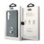 Karl Lagerfeld Saffiano Karl & Choupette Metal Pin – Samsung Galaxy S24 dėklas (pilkas)