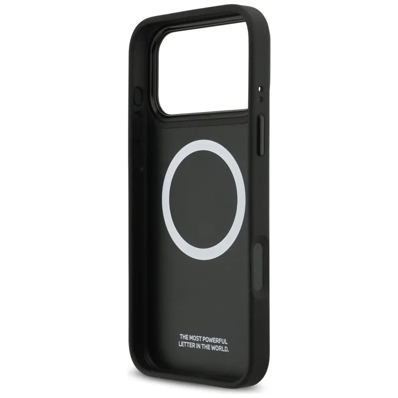 BMW M Shape Logo MagSafe – dėklas iPhone 17 Pro Max (juodas)