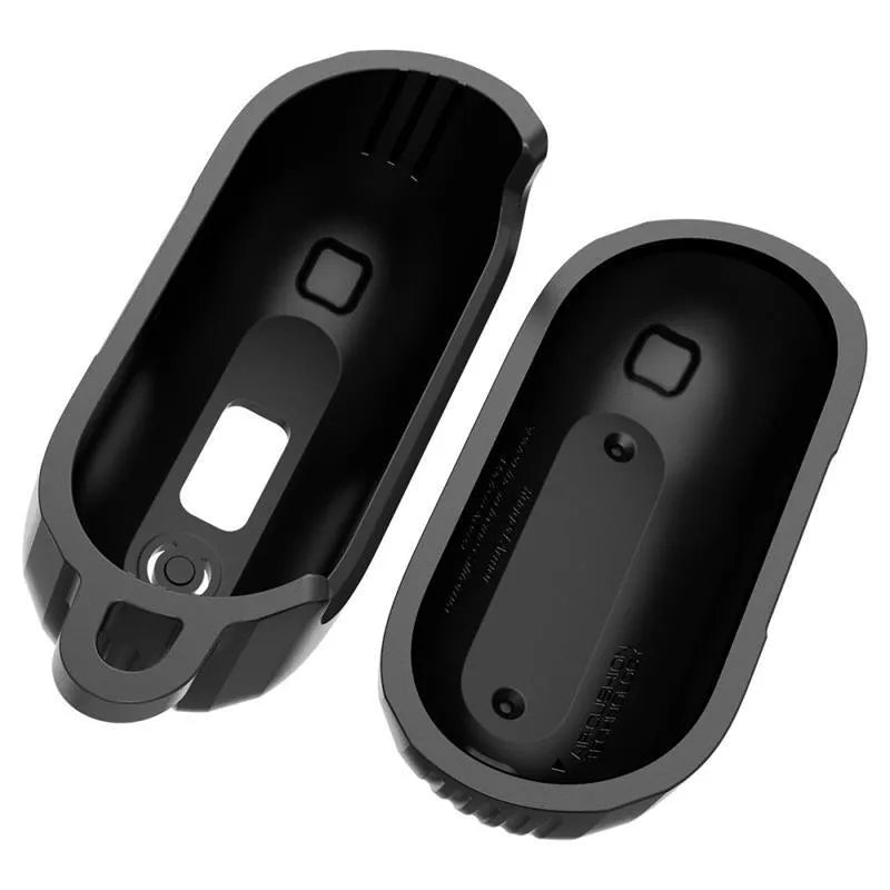 Spigen Rugged Armor – Dėklas Samsung Galaxy Buds 3 / 3 FE / 3 Pro (Matinė juoda)