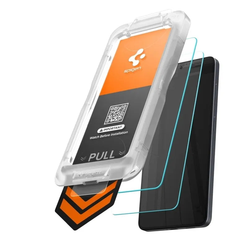 Spigen GLAS.TR EZ Fit Pro AC HD 2 vnt. - grūdintas stiklas skirtas Samsung Galaxy S26+ (2 vnt.)