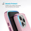 Speck Presidio2 Pro ClickLock & MagSafe – iPhone 16 Pro dėklas (Wednesday Pink / Boysenberry Purple / White)