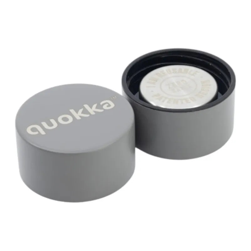 Quokka Solid – nerūdijančio plieno termo gertuvė, 630 ml (pilka)