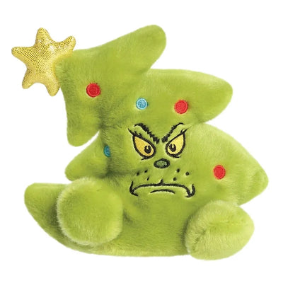 Grinch – Pliušinis žaislas Grinch Kalėdų eglutės formos, 13 cm iš „Palm Pals“ kolekcijos