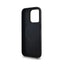 DKNY Leather Checkered Mono Pattern MagSafe – dėklas iPhone 15 Pro telefonui (juodas)