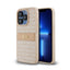 DKNY Leather Mono Stripe & Metal Logo – „iPhone 15 Pro“ dėklas (rožinis)
