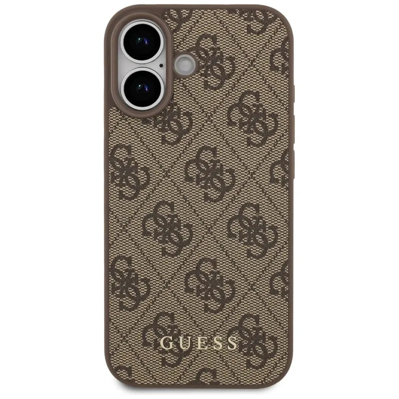 Guess 4G Classic – Dėklas iPhone 17 (rudos spalvos)