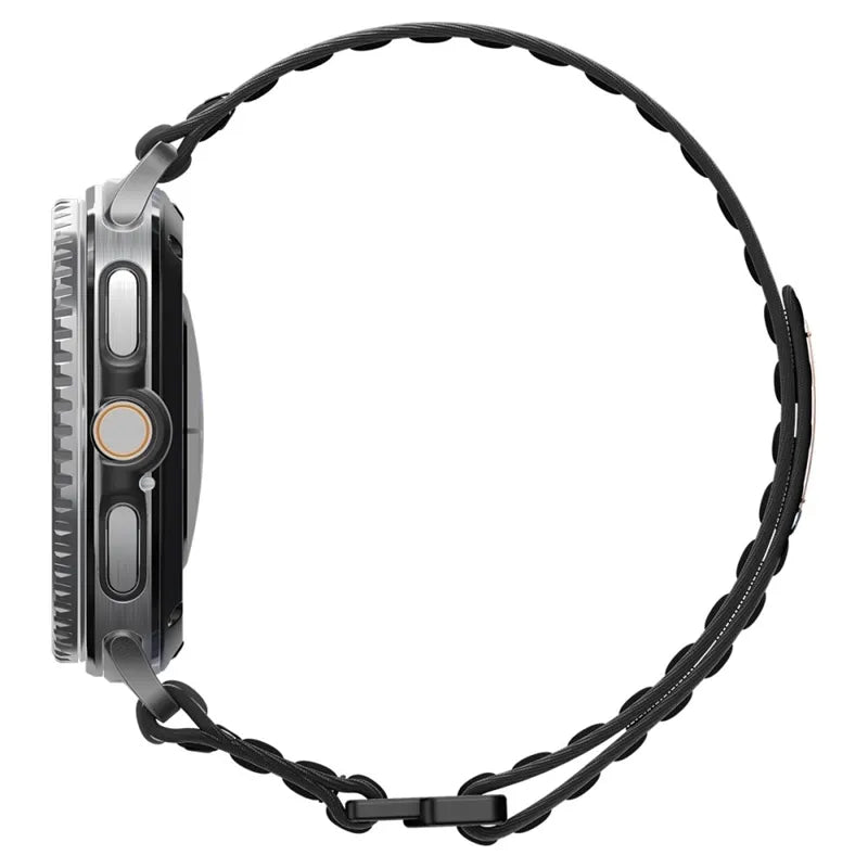 Spigen WBF0 apyrankė – Dirželis Samsung Galaxy Watch 8 / 8 Classic 40 / 44 / 46 mm (juoda)