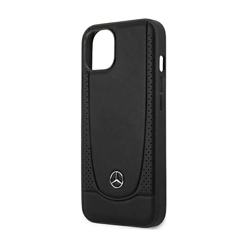 Mercedes Leather Urban Line - Dėklas iPhone 14 Plus (Juodas)