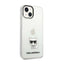 Karl Lagerfeld Choupette Body - Dėklas iPhone 14 Plus (Skaidrus)