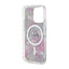 Guess Flower MagSafe – dėklas, skirtas iPhone 14 Pro (žalias)