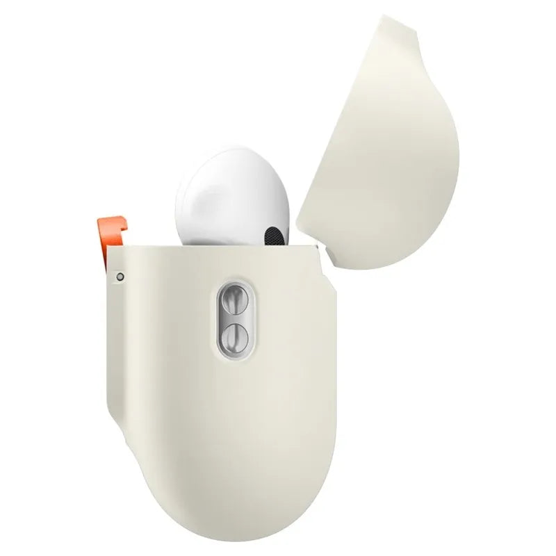 Spigen Nano Pop – dėklas Apple AirPods Pro 3 (oranžinė-smėlio spalvos)