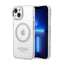 Guess Metal Outline MagSafe – Dėklas iPhone 14 (Skaidrus)