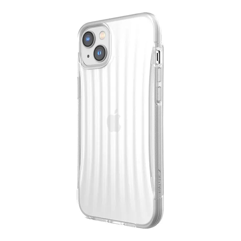 X-Doria Raptic Clutch – biologiškai skaidus dėklas, skirtas iPhone 14 Plus (išbandytas kritimas iš 3 m aukščio) (Skaidrus)