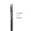 Speck Presidio Perfect-Clear with Glitter + MagSafe – iPhone 15 Plus / 14 Plus dėklas su MICROBAN danga (skaidrus / auksiniai blizgučiai)