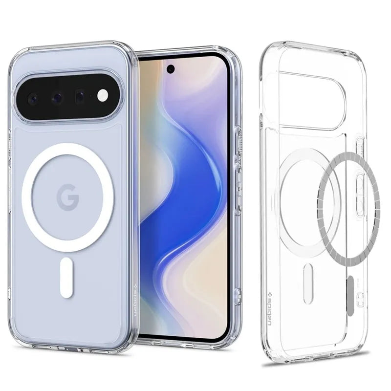 Spigen Ultra Hybrid Mag MagSafe - dėklas Google Pixel 11 (skaidrus/baltas)