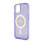 Guess Glitter Gold MagSafe – dėklas iPhone 14 Plus (violetinis)