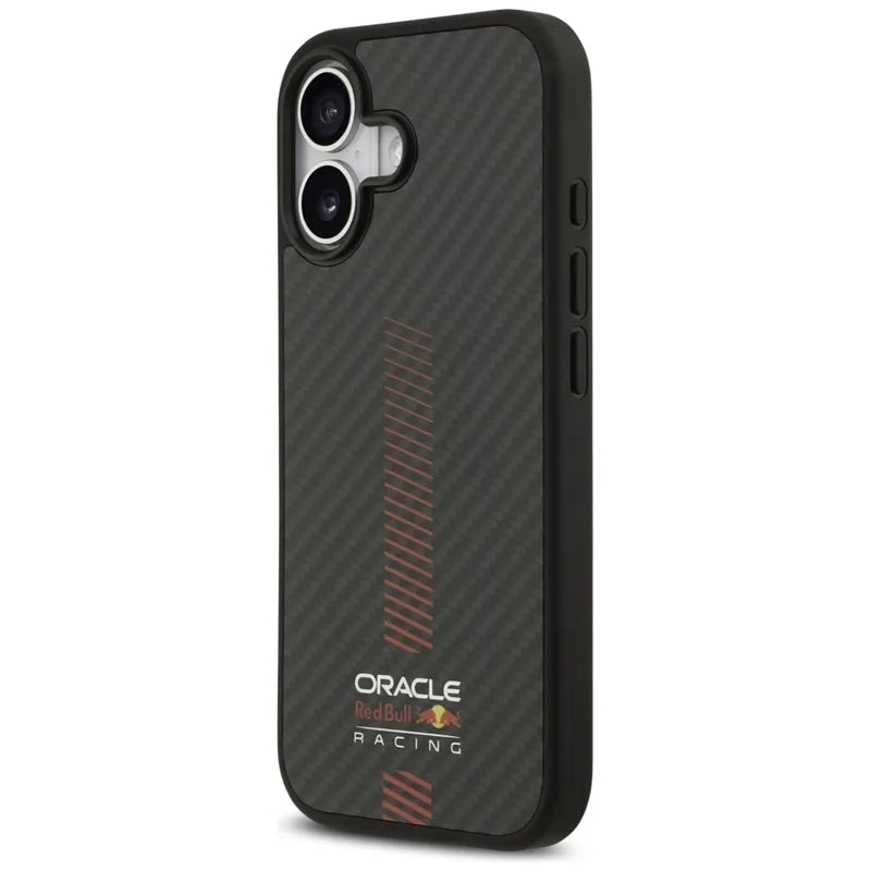 Red Bull Kevlar Powerbar MagSafe – iPhone 17 dėklas (juodas)