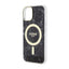 Guess Marble MagSafe – Dėklas iPhone 14 Plus (juodas)