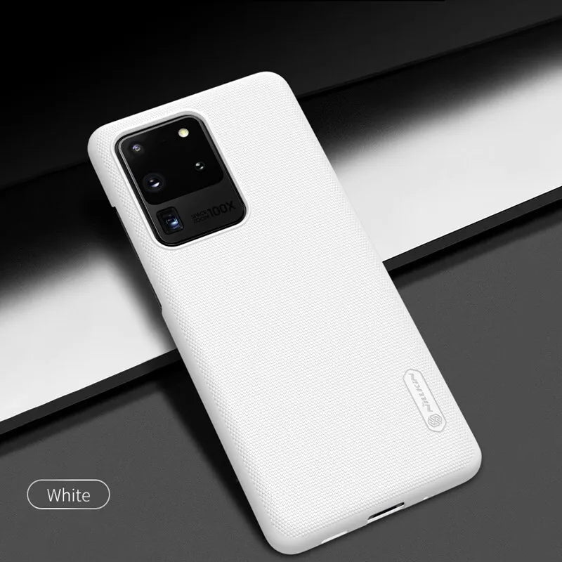 Nillkin Super Frosted Shield - dėklas Samsung Galaxy S20 Ultra (baltas)