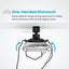 Speck Charging Vent Mount + ClickLock - MagSafe belaidžio įkrovimo automobilinis laikiklis (juodas)