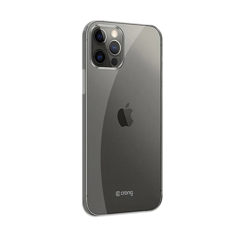Crong Crystal Slim Cover - Dėklas „iPhone 12 Pro Max“ (skaidrus)