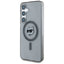 Karl Lagerfeld Button Choupette Head Printed Logo MagSafe – dėklas Samsung Galaxy S25 (juodas)