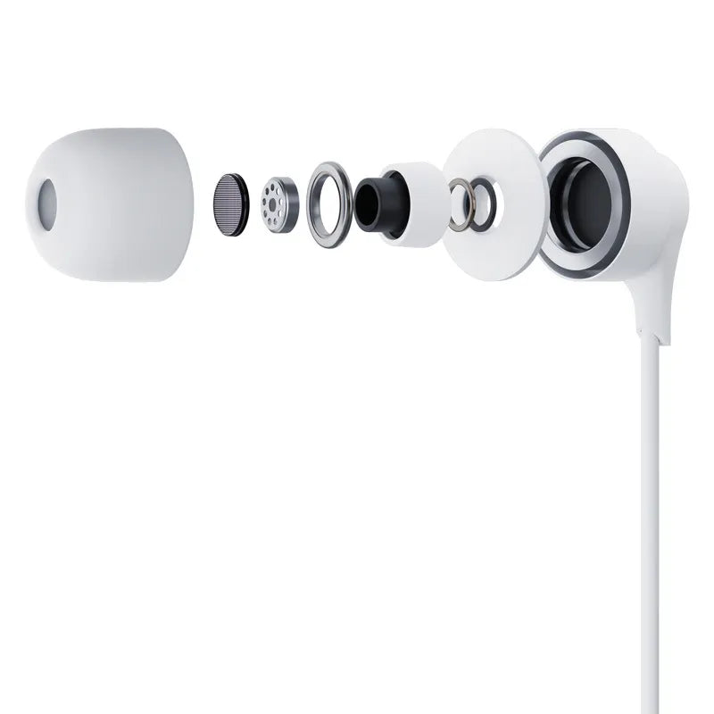 3mk laidinės ausinės USB-C – laidinės įstatomos ausinės (baltos)