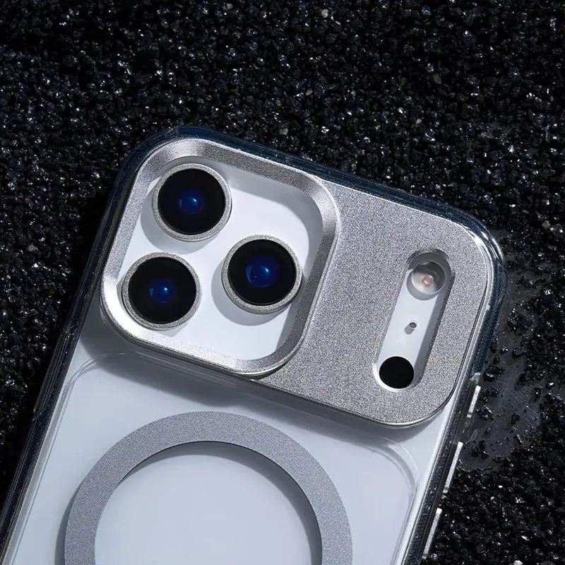 Moshi iGlaze MagSafe – dėklas iPhone 17 Pro Max (Luna Silver)