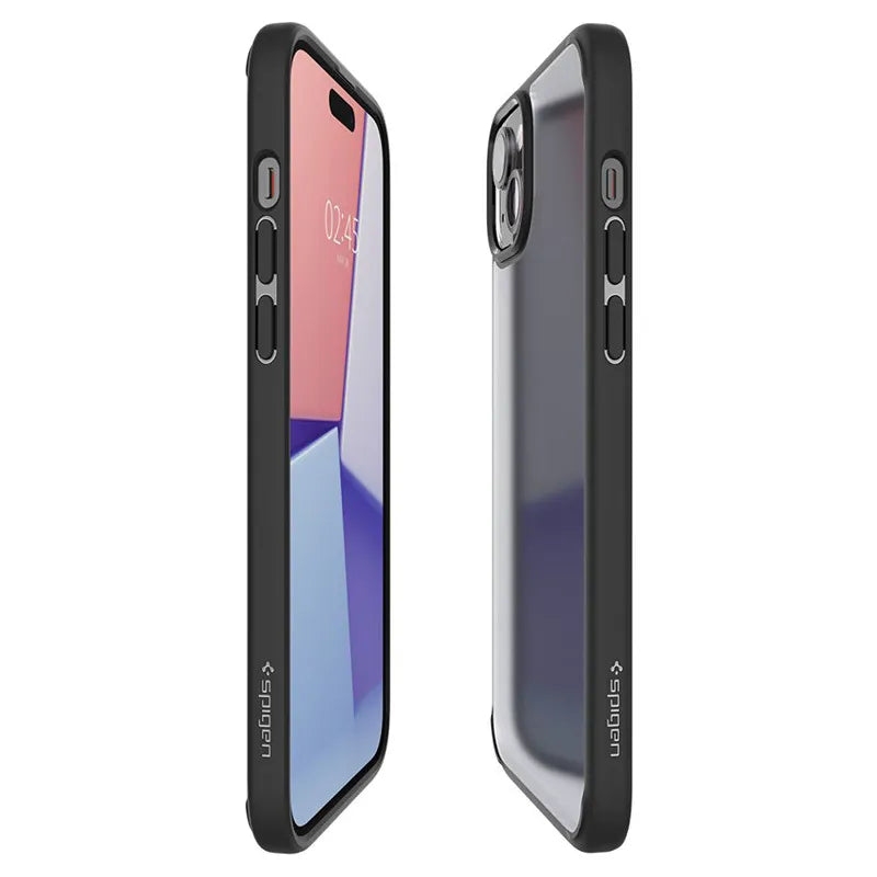 Spigen Ultra Hybrid – Dėklas iPhone 15 (Frost Black)