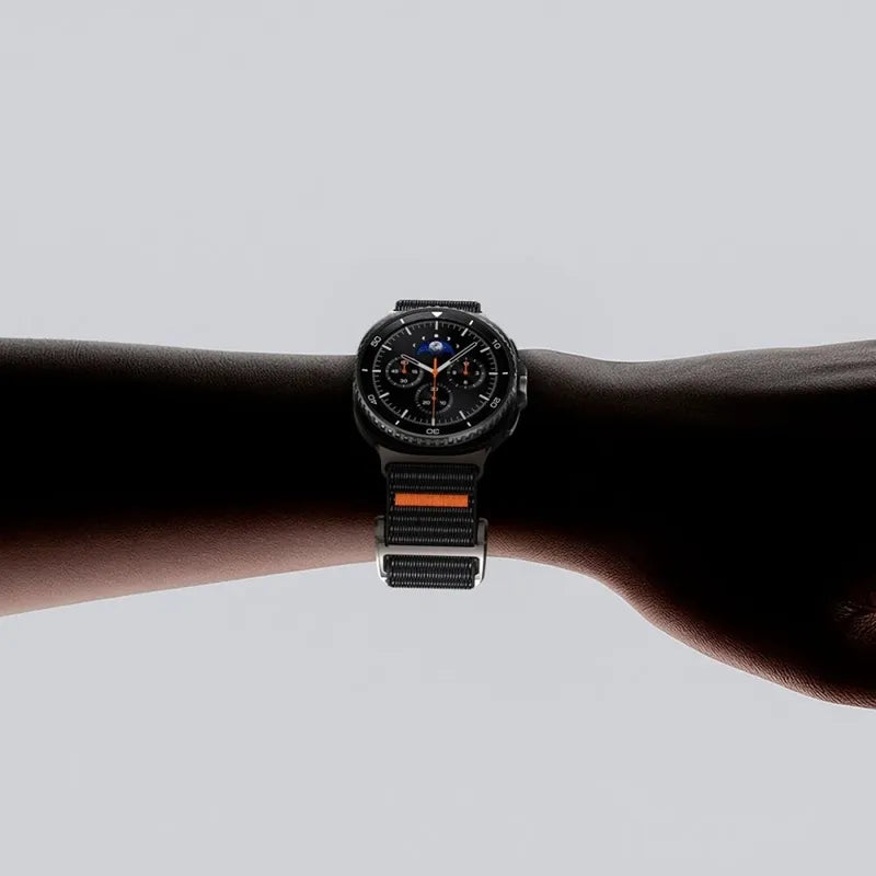 Spigen DuraPro Flex – dirželis Samsung Galaxy Watch 8 / 8 Classic 40 / 44 / 46 mm (juodas)