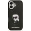 Karl Lagerfeld IML Aquarelle Karl & Logo MagSafe – Dėklas iPhone 17 (juodas)