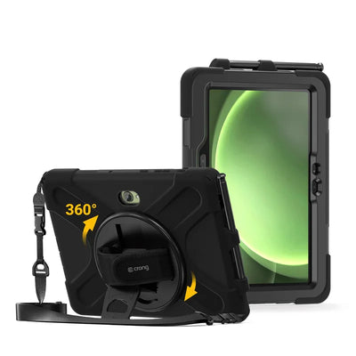 Crong Defender Plus – tvirtas dėklas Samsung Galaxy Tab Active5 Pro 10.1" (juodas)