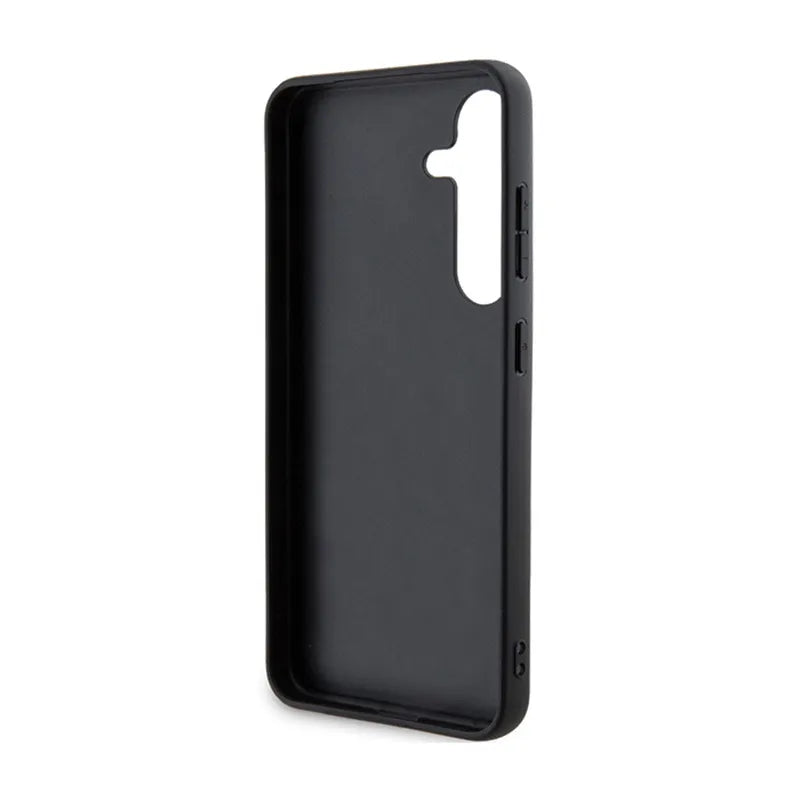 Ferrari Carbon Stitched Bottom – dėklas Samsung Galaxy S24 (juodas)