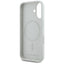 Karl Lagerfeld Silicone Double Heads And Circle MagSafe – Dėklas iPhone 16 (smėlio spalvos)