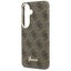 Guess 4G Script MagSafe – dėklas Samsung Galaxy S26 telefonui (rudos spalvos)