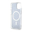 Guess Marble MagSafe – Dėklas iPhone 14 Plus (juodas)