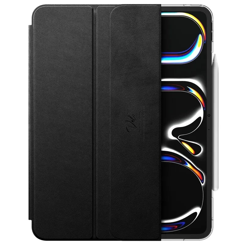 Spigen Liquid Air Folio – dėklas iPad Pro 13" (M5, 2025 / M4, 2024) (juodas)