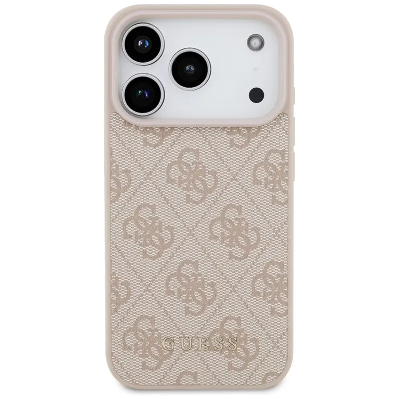 Guess 4G Classic – dėklas iPhone 17 Pro (rožinis)