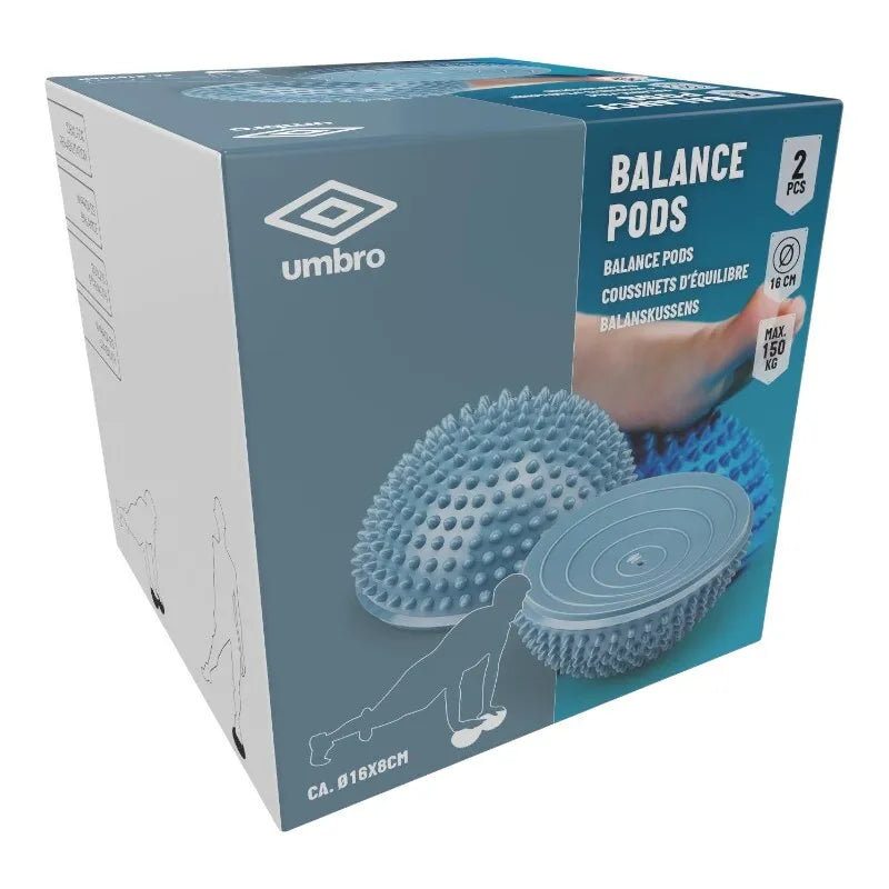 Umbro - Sensoriniai pusiausvyros pusrutuliai reabilitacijai ir pėdų masažui, 2 vnt.