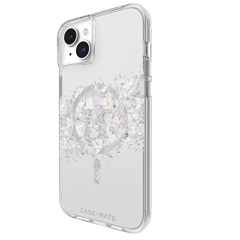 Case-Mate Karat MagSafe – iPhone 15 Plus dėklas su perlamutru (A Touch of Pearl)