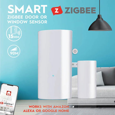 Alpina - Išmanusis langų atidarymo jutiklis iš „Zigbee“ tinklo