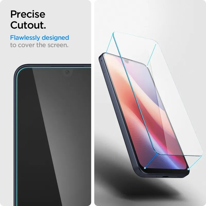 Spigen Glas.TR Slim 2-Pack – grūdintas stiklas, skirtas Samsung Galaxy A16 4G/5G / A26 5G / A17 4G/5G (2 vnt.)