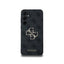 „Guess 4G Big Metal Logo“ dėklas, skirtas „Samsung Galaxy A35 5G“ (juodas)