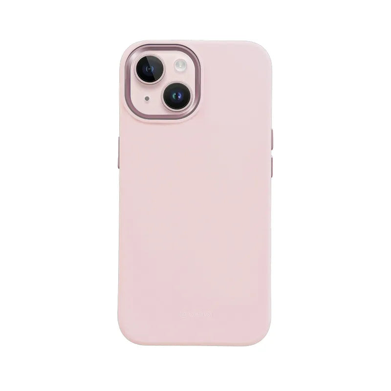 Crong Color Cover LUX Magnetic – „iPhone 15 Plus“ „MagSafe“ dėklas (rožinis)
