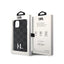 Karl Lagerfeld Leather Monogram Hot Stamp Metal Logo – dėklas iPhone 15 telefonui (juodas)