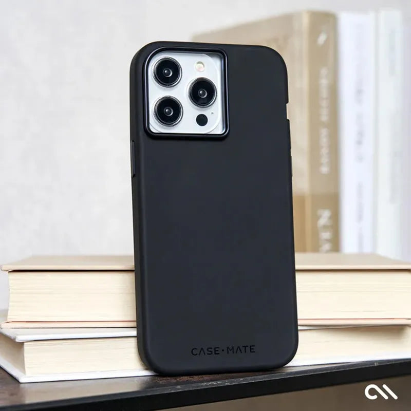 Case-Mate Silicone MagSafe – Dėklas iPhone 15 Pro Max (juodas)