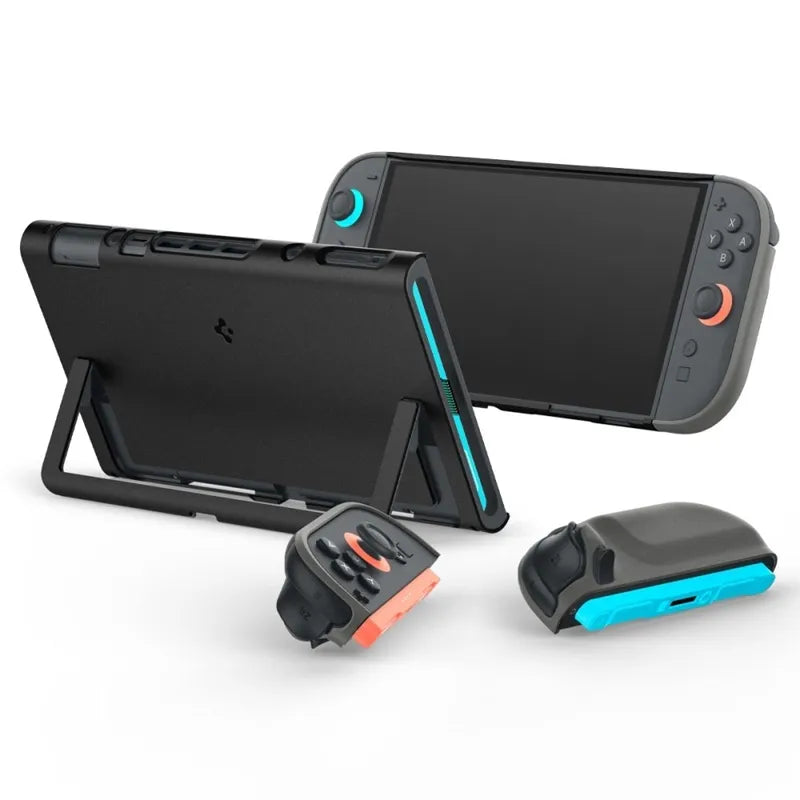 Spigen Nano Pop – dėklas, skirtas Nintendo Switch 2 (juoda/sezamų)
